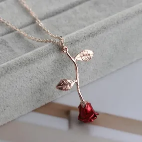 Red Rose Necklace
