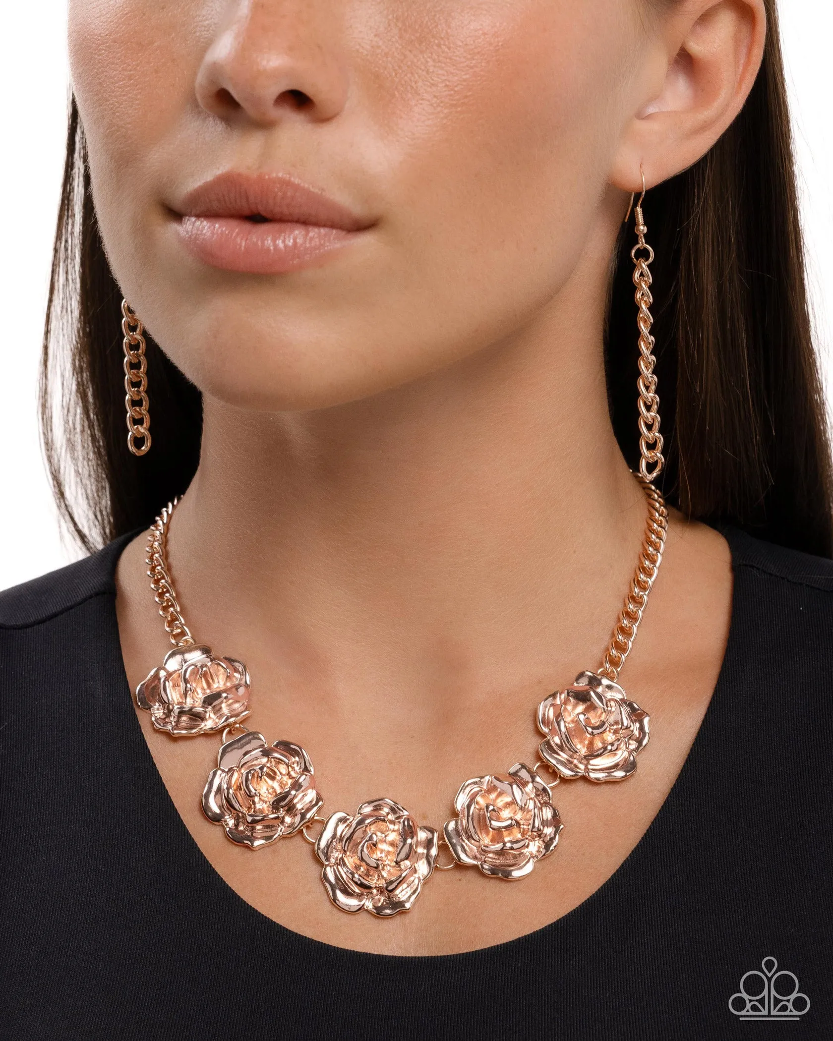 Refreshing Roses -  Rose Gold Paparazzi Accessories
