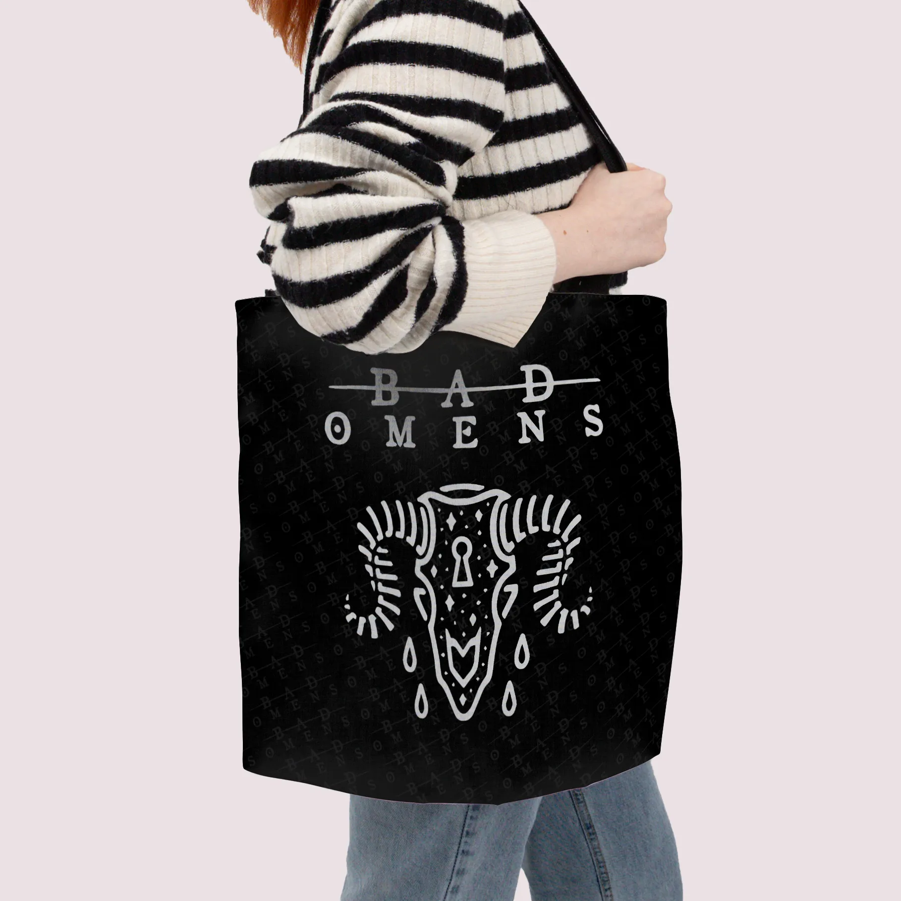 Rocksax Bad Omens Shopper Tote - Ramskull