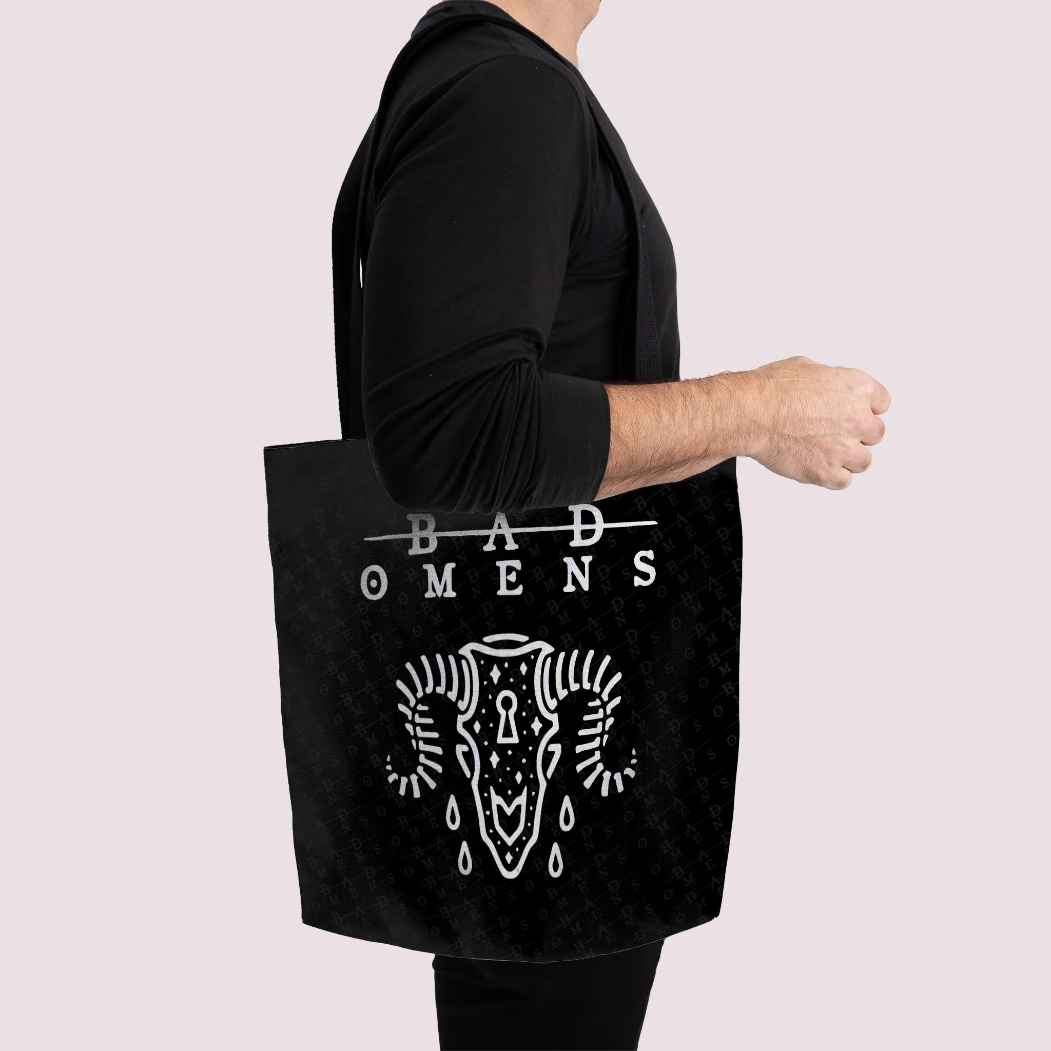 Rocksax Bad Omens Shopper Tote - Ramskull