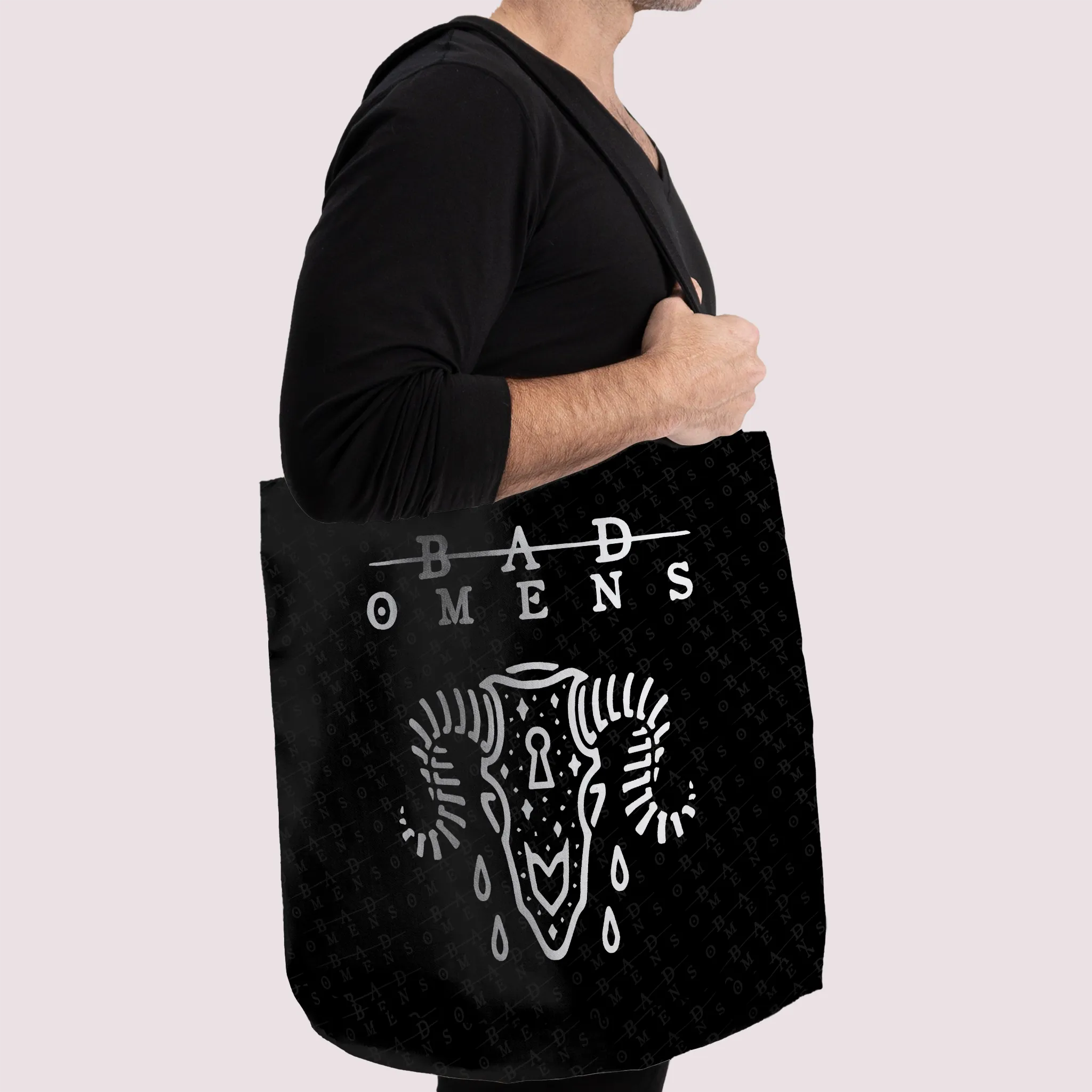 Rocksax Bad Omens Shopper Tote - Ramskull
