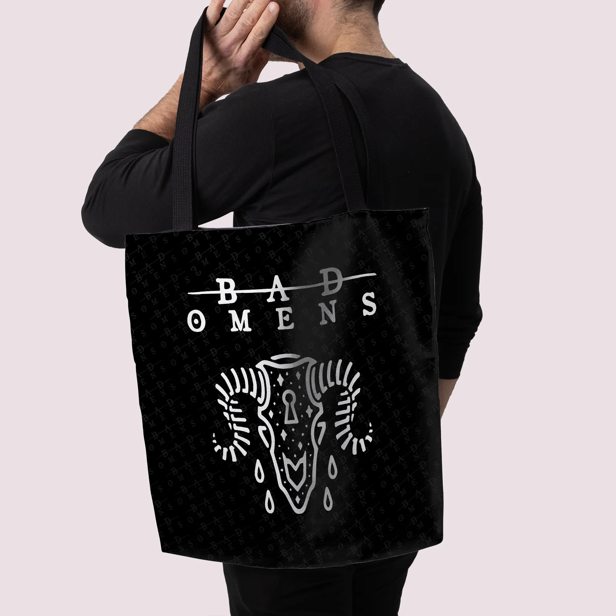 Rocksax Bad Omens Shopper Tote - Ramskull