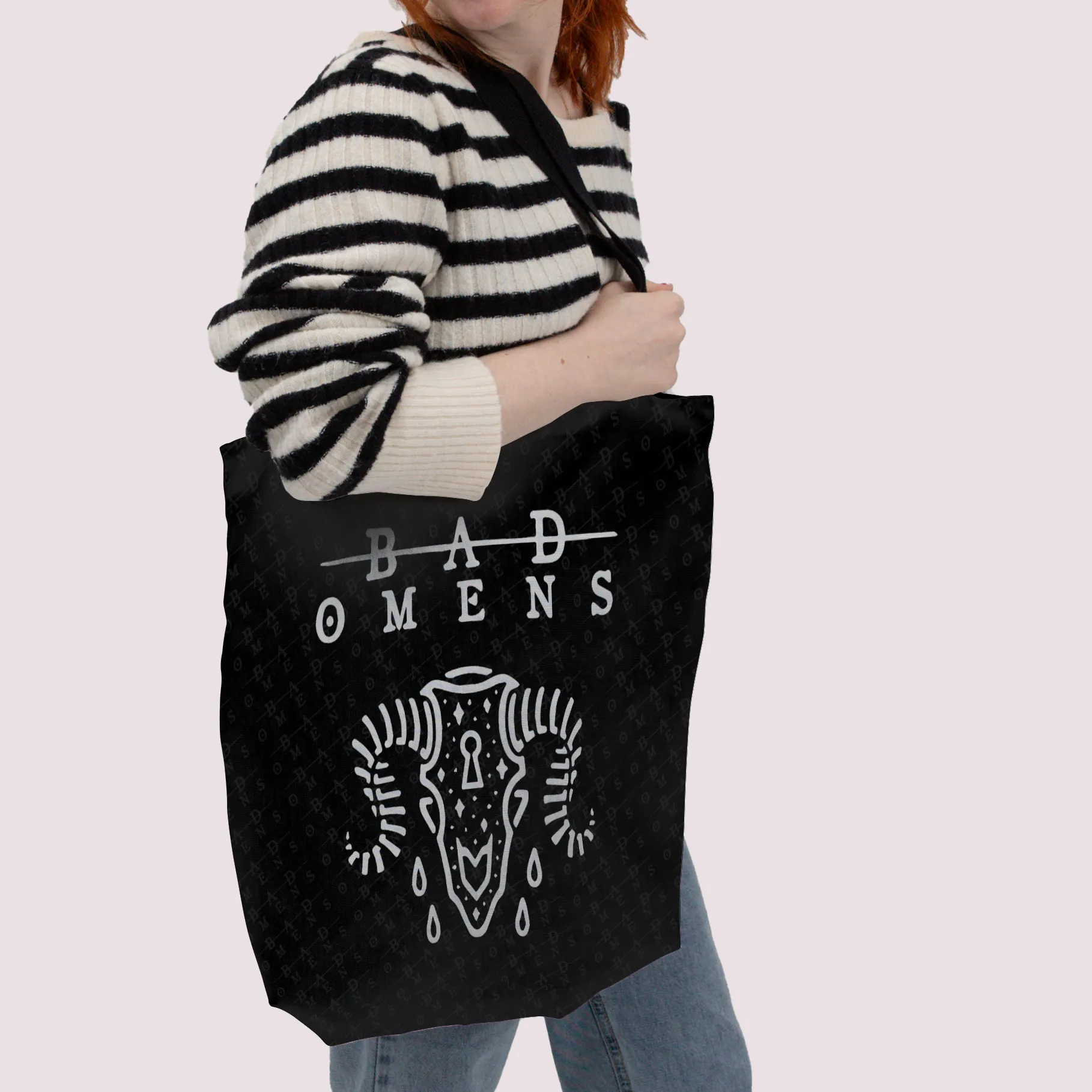 Rocksax Bad Omens Shopper Tote - Ramskull