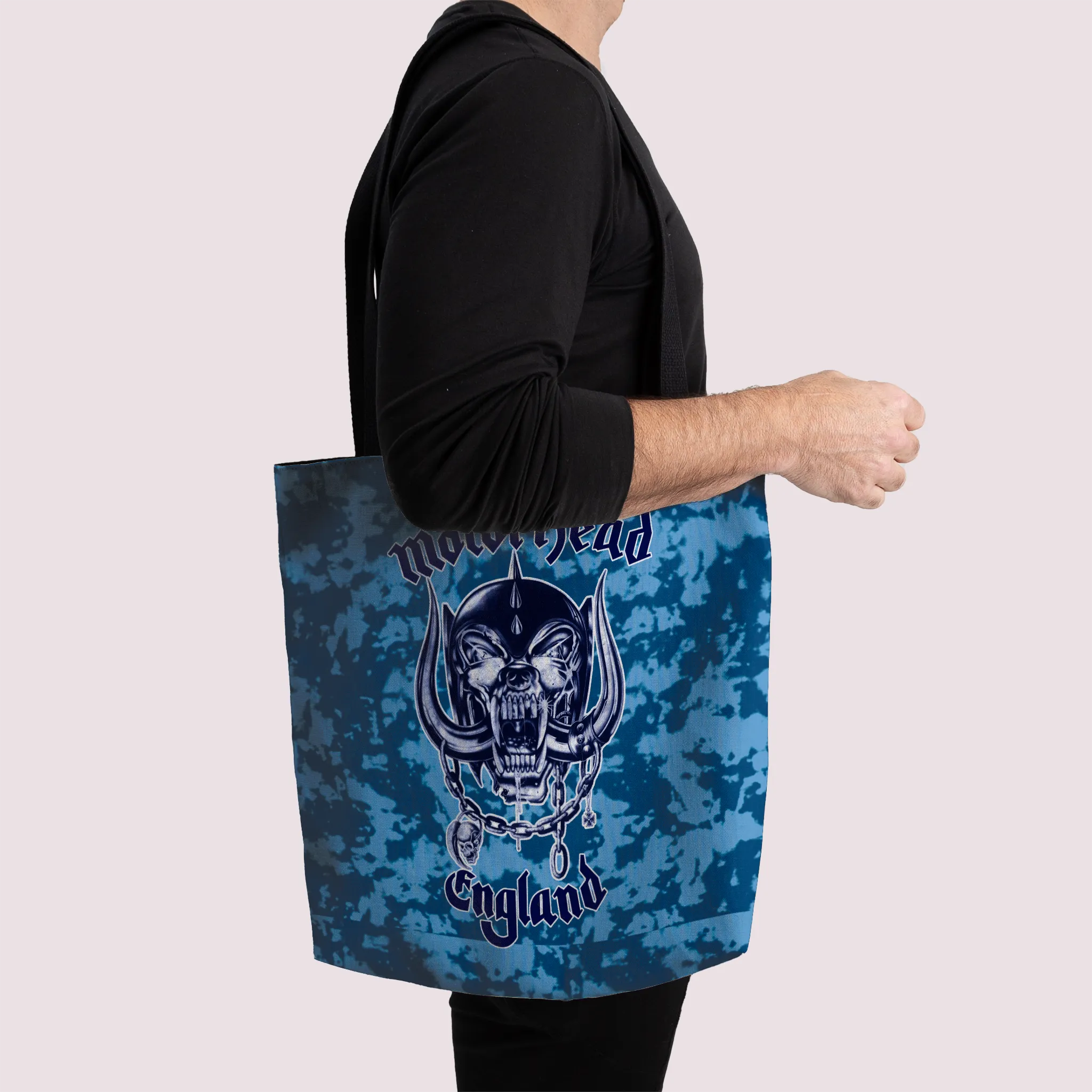 Rocksax Motohead Premier Tote Bag -Camo Blue