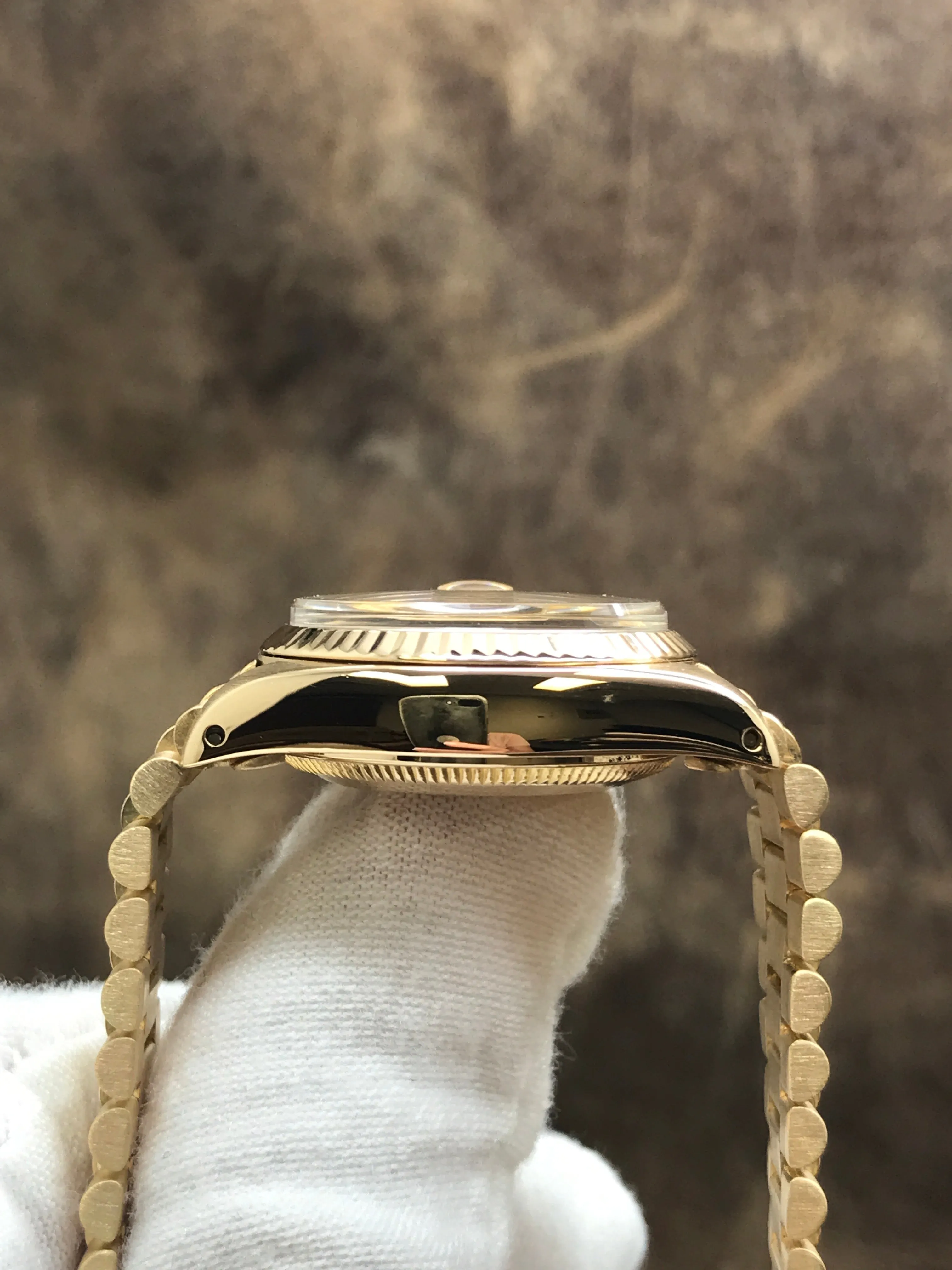 Rolex Datejust 26mm Custom Bracelet 6917 Champagne Dial Automatic Women's Watch