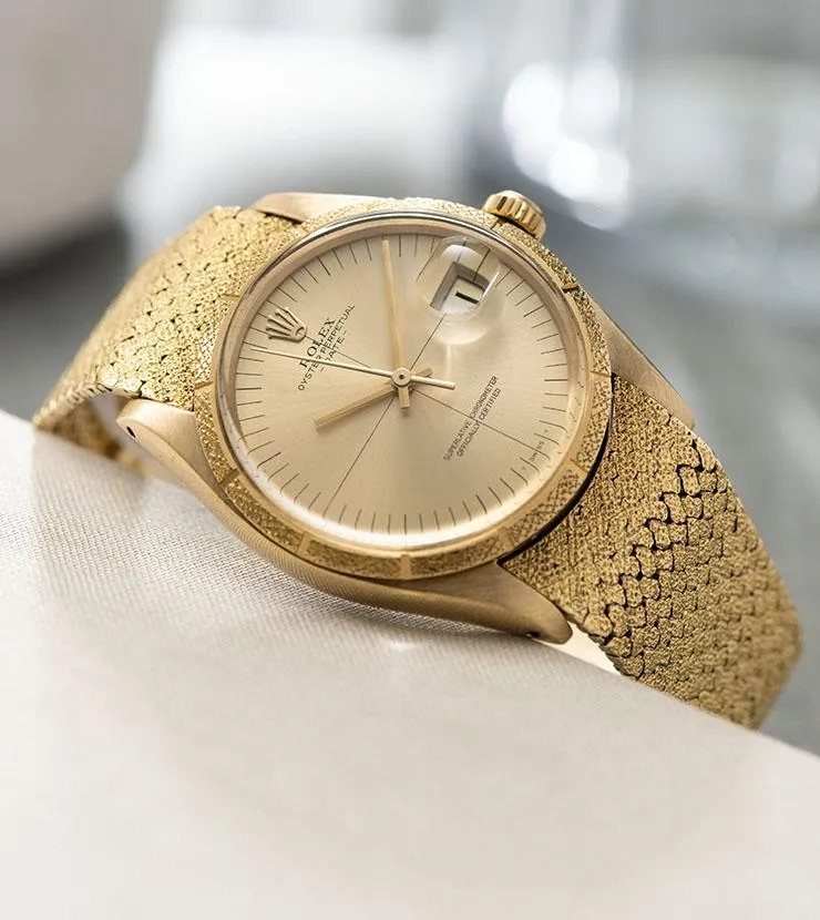 Rolex Zephyr Date 1510 Yellow Gold