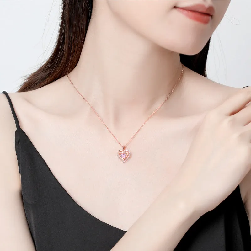 S925 Sterling Silver Women's Fashion Pendant Necklace