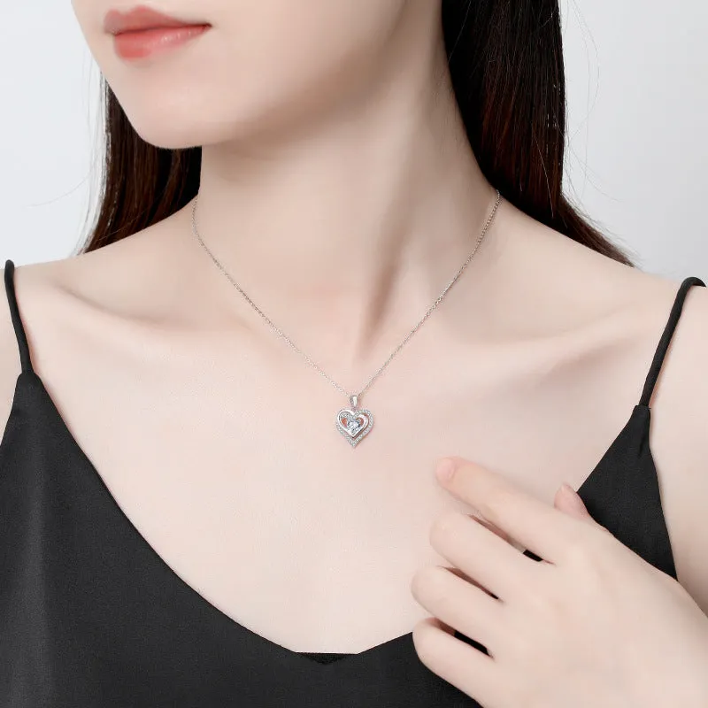 S925 Sterling Silver Women's Fashion Pendant Necklace