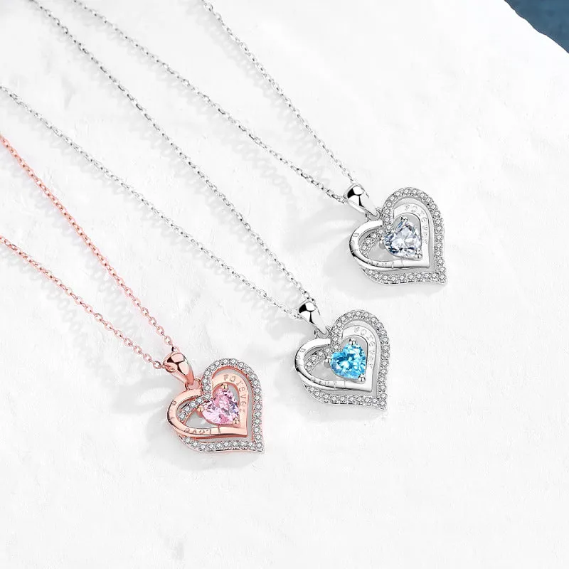 S925 Sterling Silver Women's Fashion Pendant Necklace