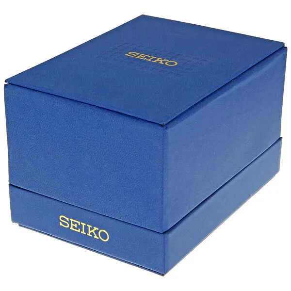 Seiko Black Dial Two-tone Titanium Men's Watch SGG735