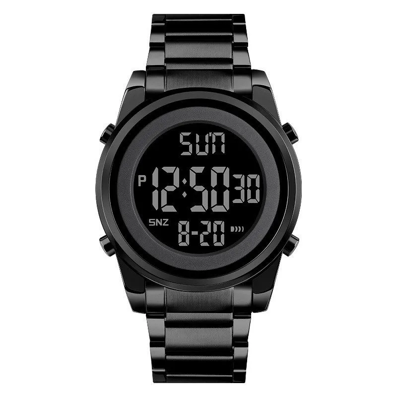 Skmei Time Beauty Southeast Asia Electronic Watch Men's Stainless Steel Band Business Fashion Chronograph Brand Watch