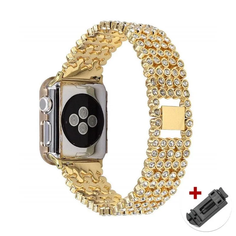 Stainless Steel Hex Watch Band Bracelet for Apple Watch 8 Ultra 49mm 7 6 5 4 3 Unisex Wristband