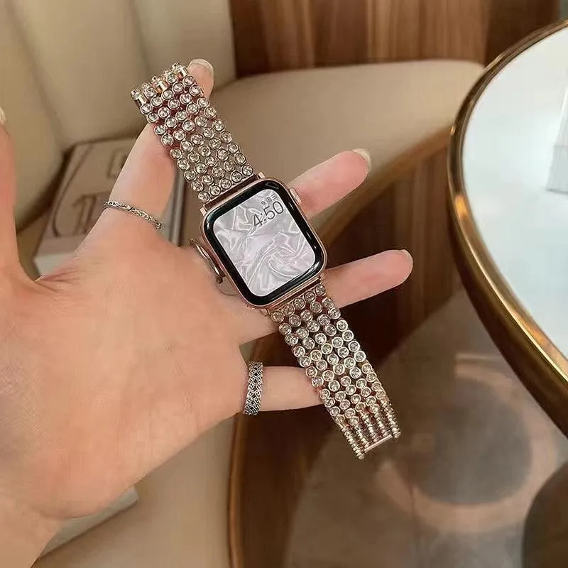 Stainless Steel Hex Watch Band Bracelet for Apple Watch 8 Ultra 49mm 7 6 5 4 3 Unisex Wristband