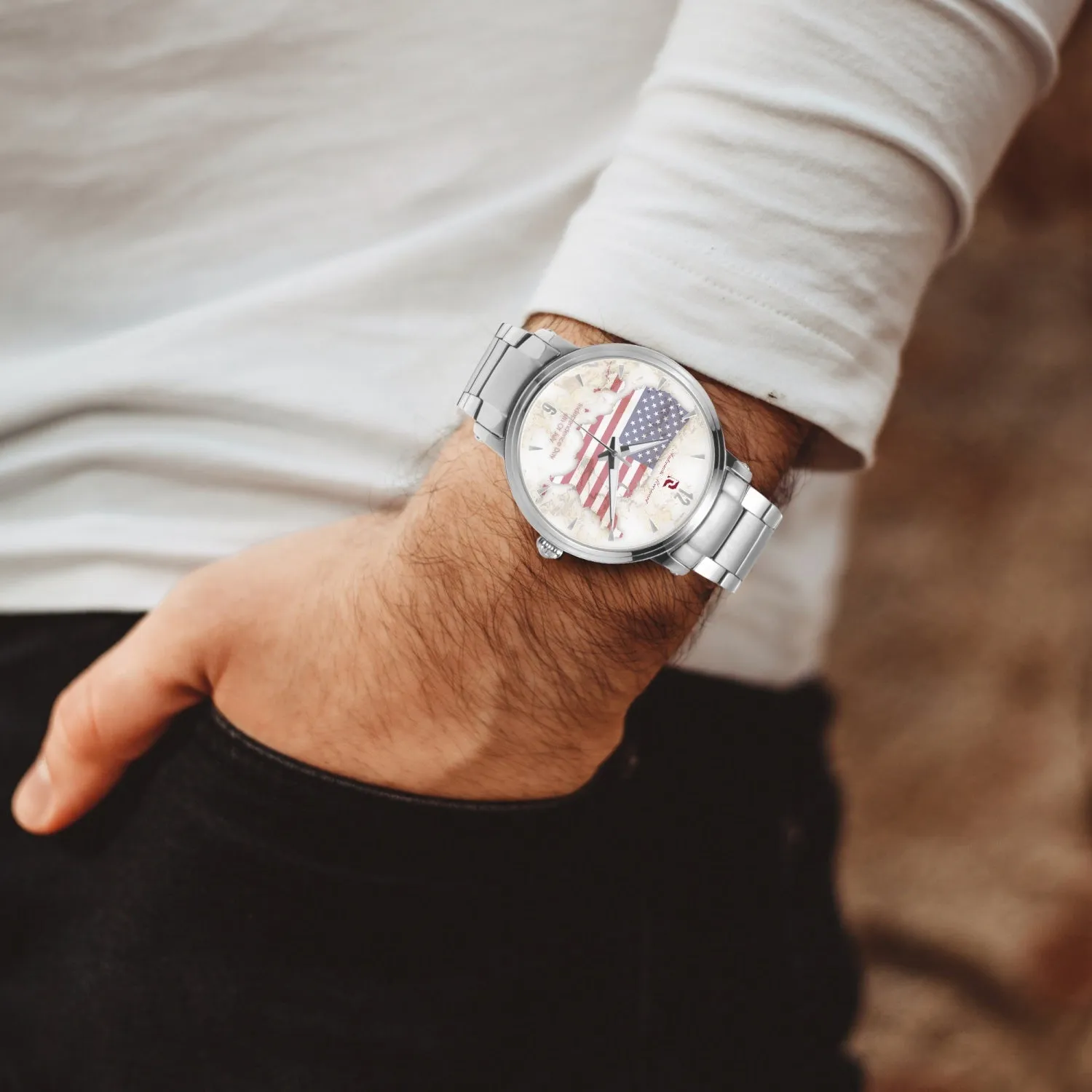 Steel Strap Automatic Watch (With Indicators)