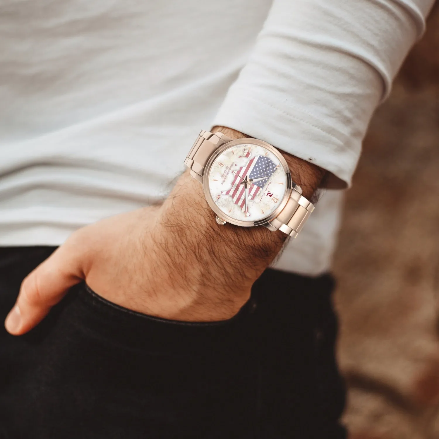 Steel Strap Automatic Watch (With Indicators)
