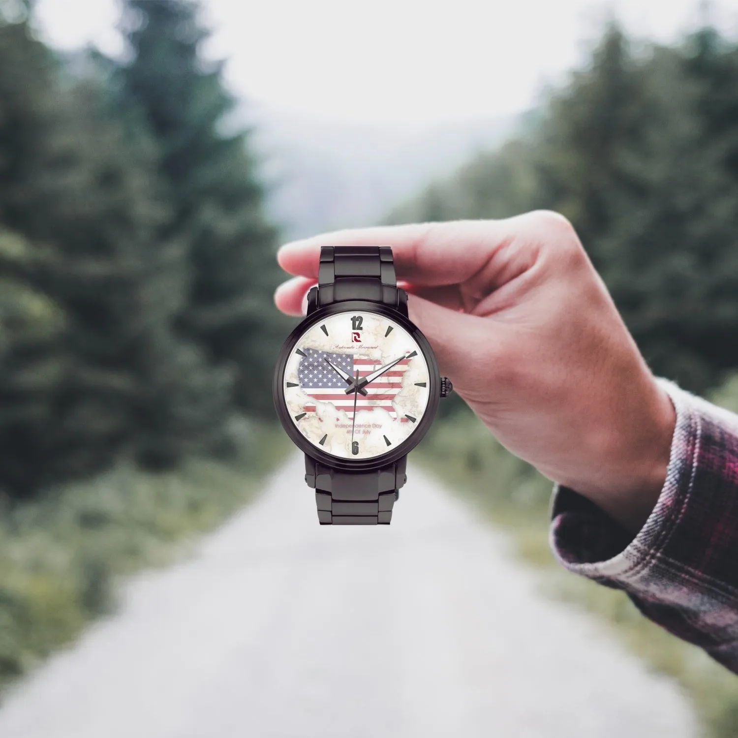 Steel Strap Automatic Watch (With Indicators)
