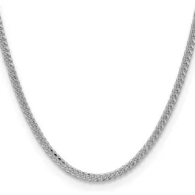 Sterling Silver 6.25 mm Solid Cuban Chain with Lobster Clasp 20"