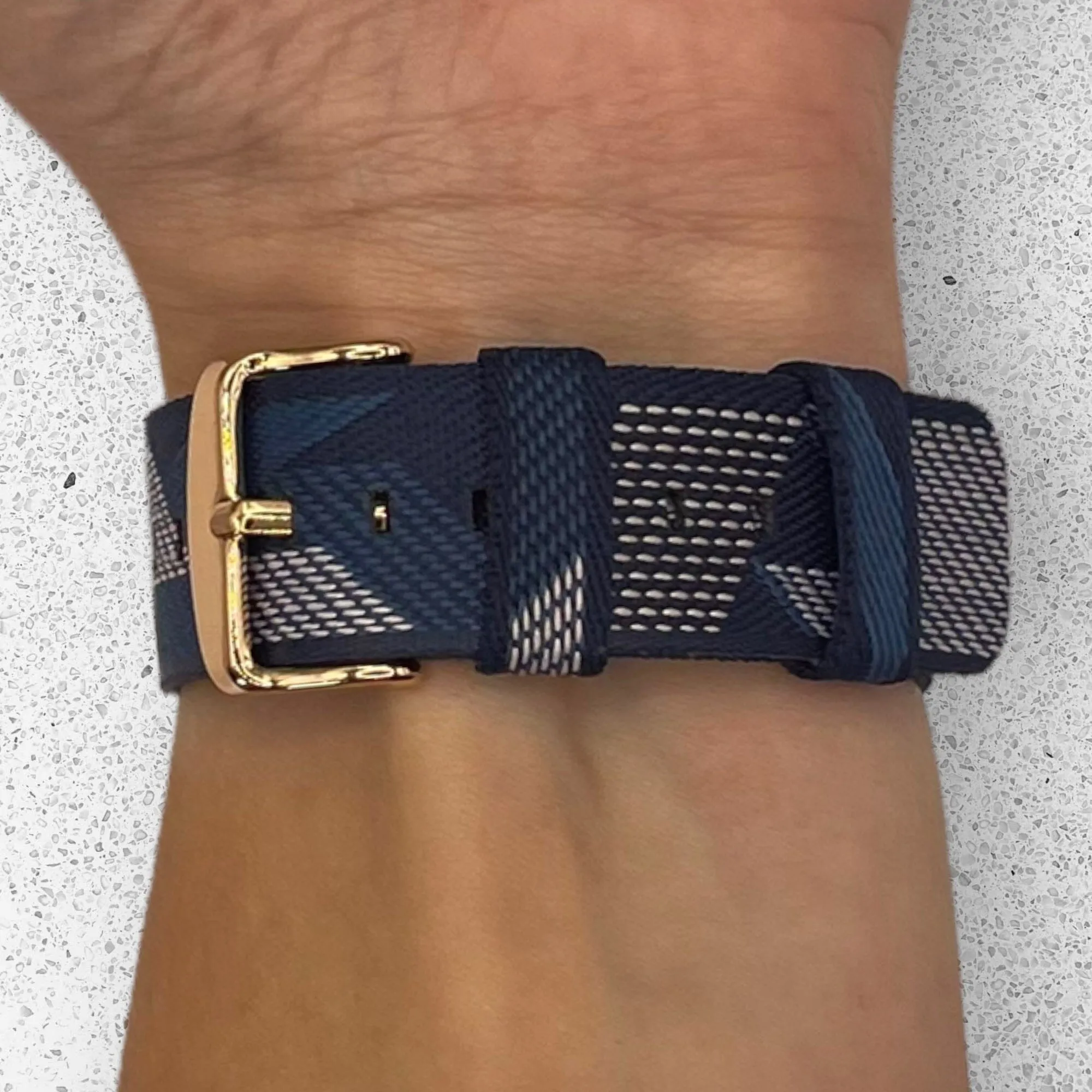 Stylish Canvas Watch Straps Compatible with Nokia Steel HR (36mm)