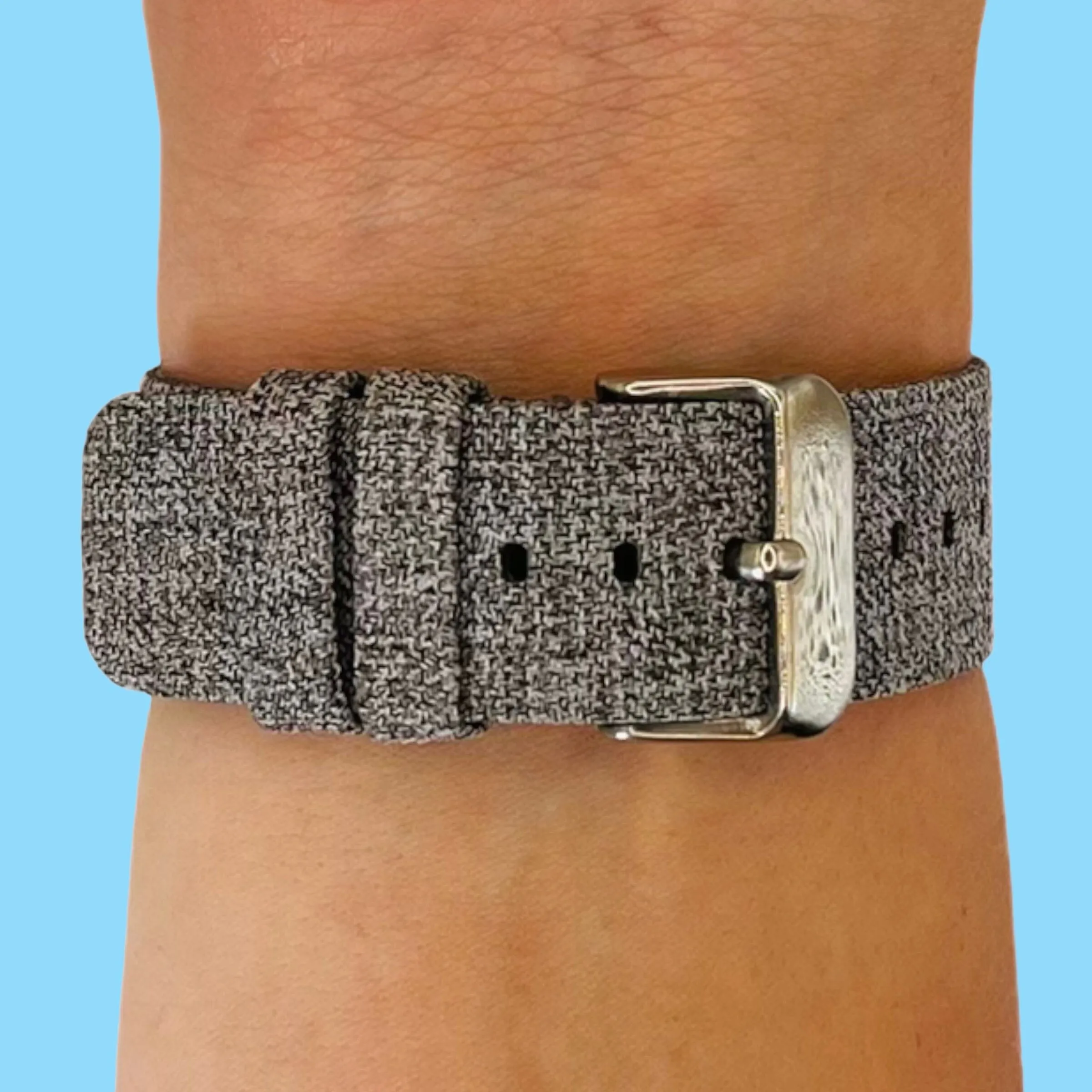 Stylish Canvas Watch Straps Compatible with Nokia Steel HR (36mm)