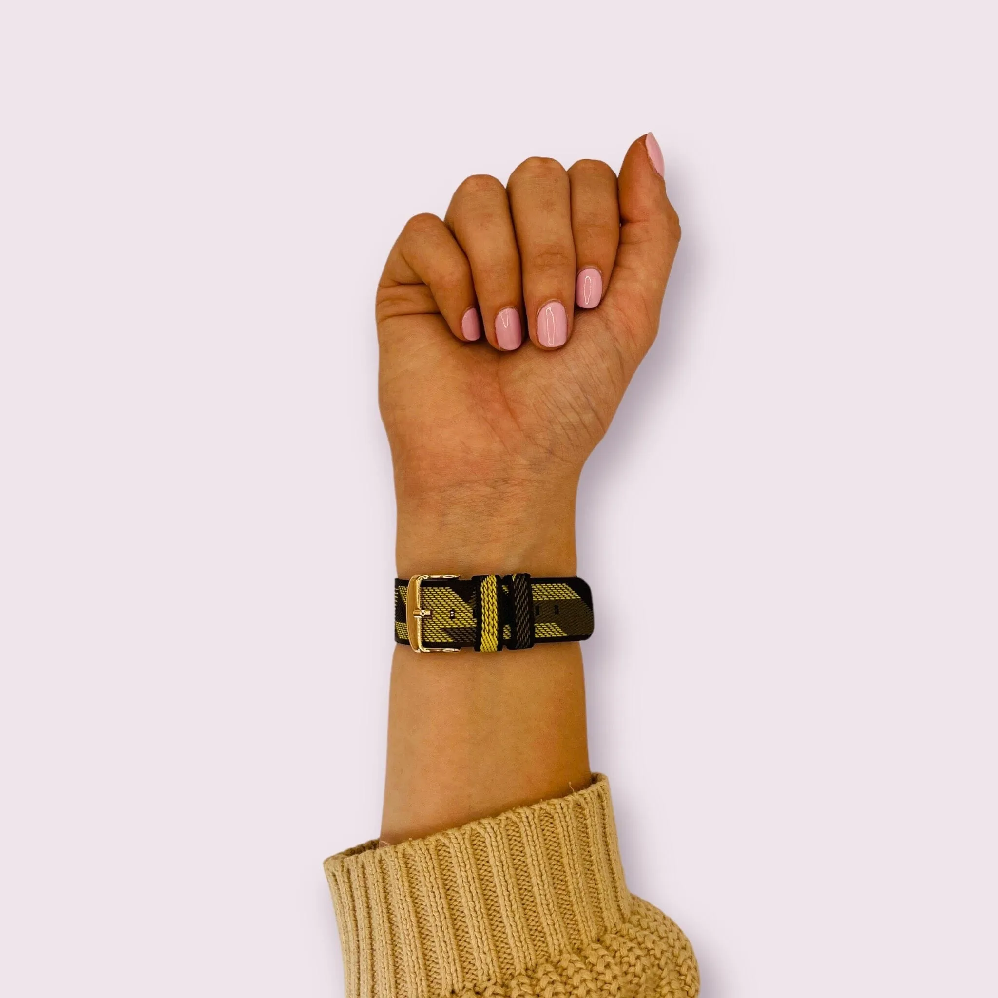 Stylish Canvas Watch Straps Compatible with Nokia Steel HR (36mm)