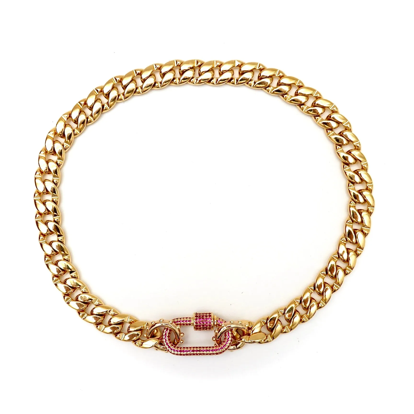 stylish cuban choker necklace