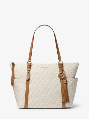 Sullivan Large Logo Top-Zip Tote Bag