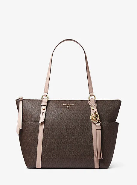 Sullivan Large Logo Top-Zip Tote Bag