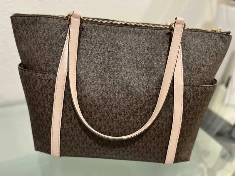 Sullivan Large Logo Top-Zip Tote Bag