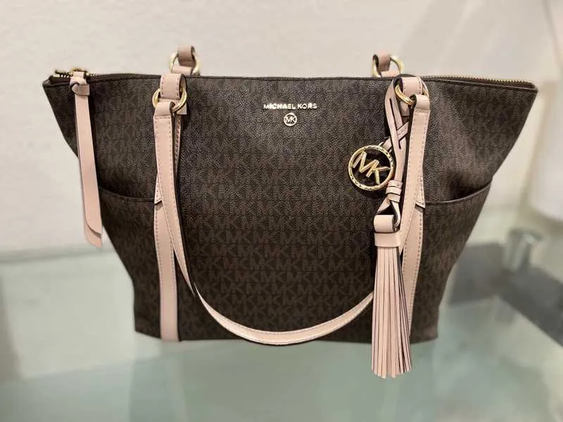 Sullivan Large Logo Top-Zip Tote Bag