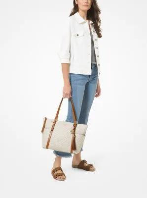 Sullivan Large Logo Top-Zip Tote Bag
