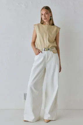 Sutton Denim Jeans White