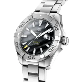 TAG Heuer Black Dial and Ceramic Bezel 43mm Aquaracer Calibre 5 Watch