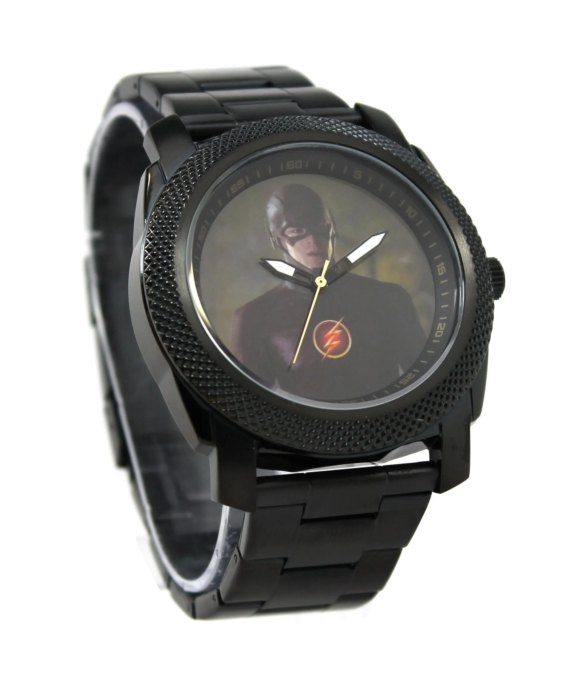 The Flash Grant Gustin Black Stainless Steel Watch (FLT8003)