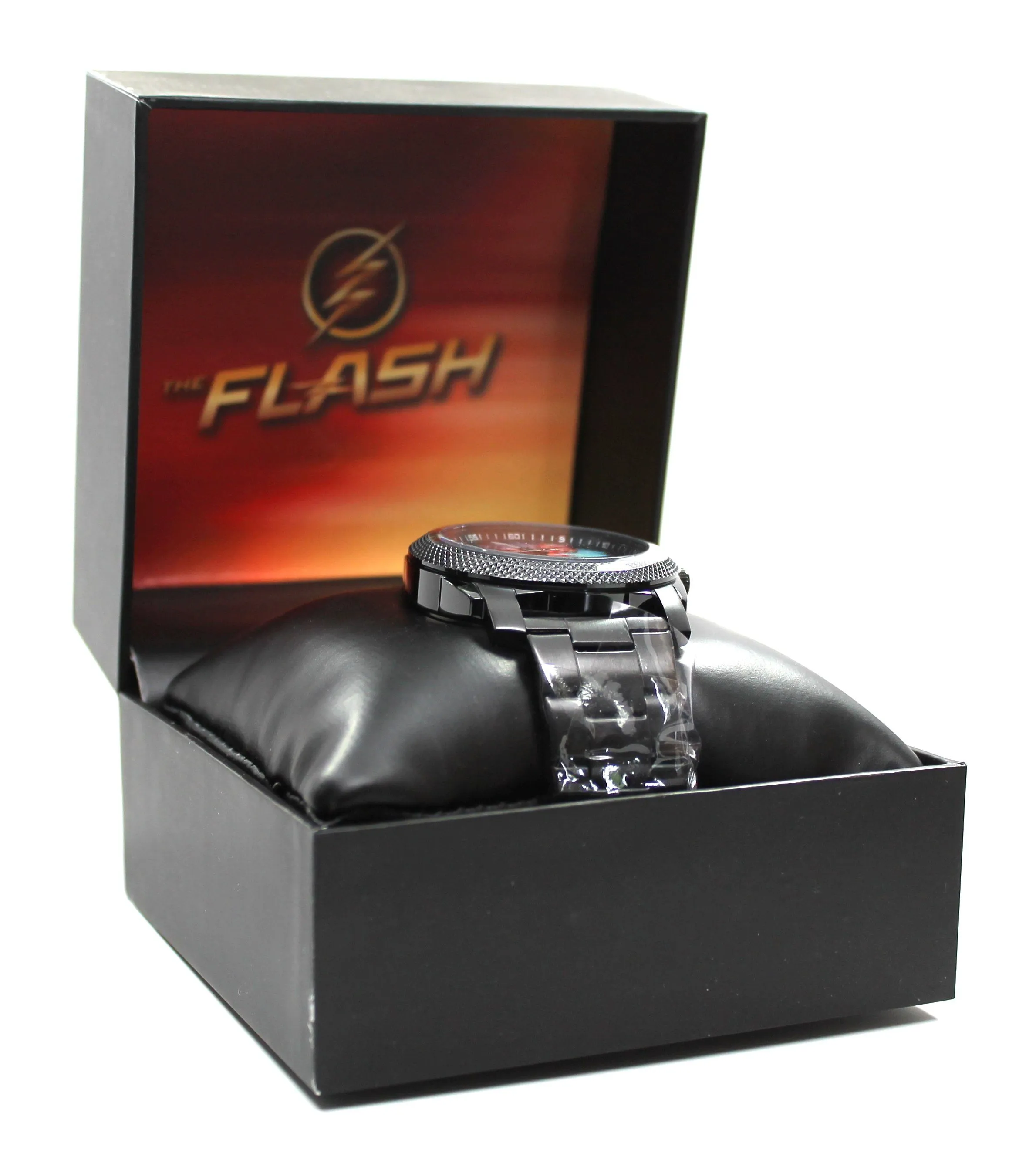 The Flash Grant Gustin Black Stainless Steel Watch (FLT8003)