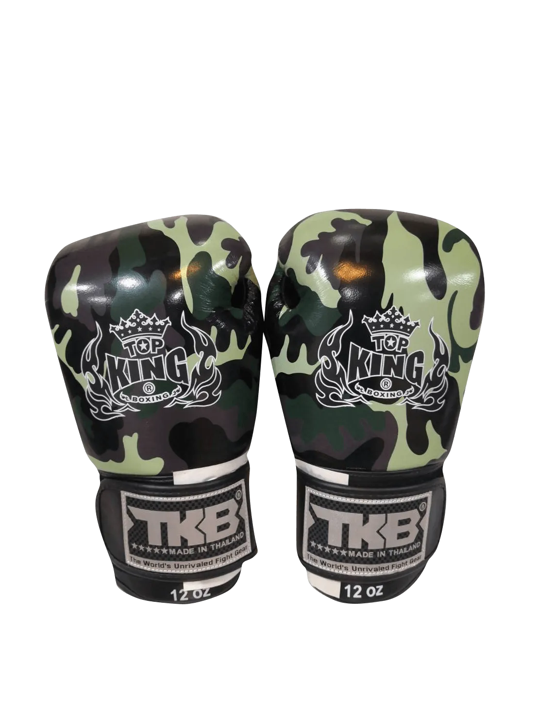 Top King Boxing Gloves "Camouflage" TKBGEM-03 Green