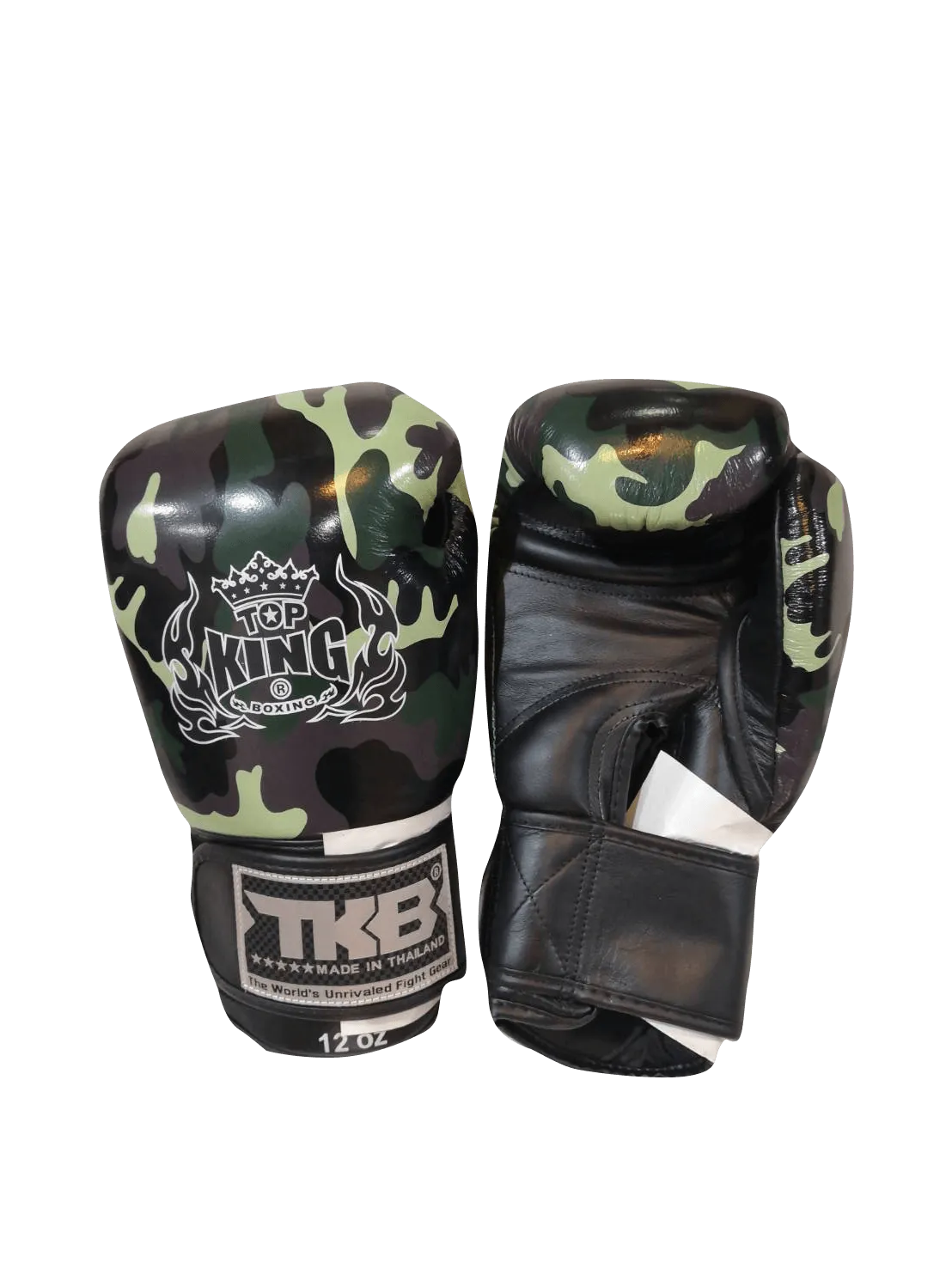 Top King Boxing Gloves "Camouflage" TKBGEM-03 Green