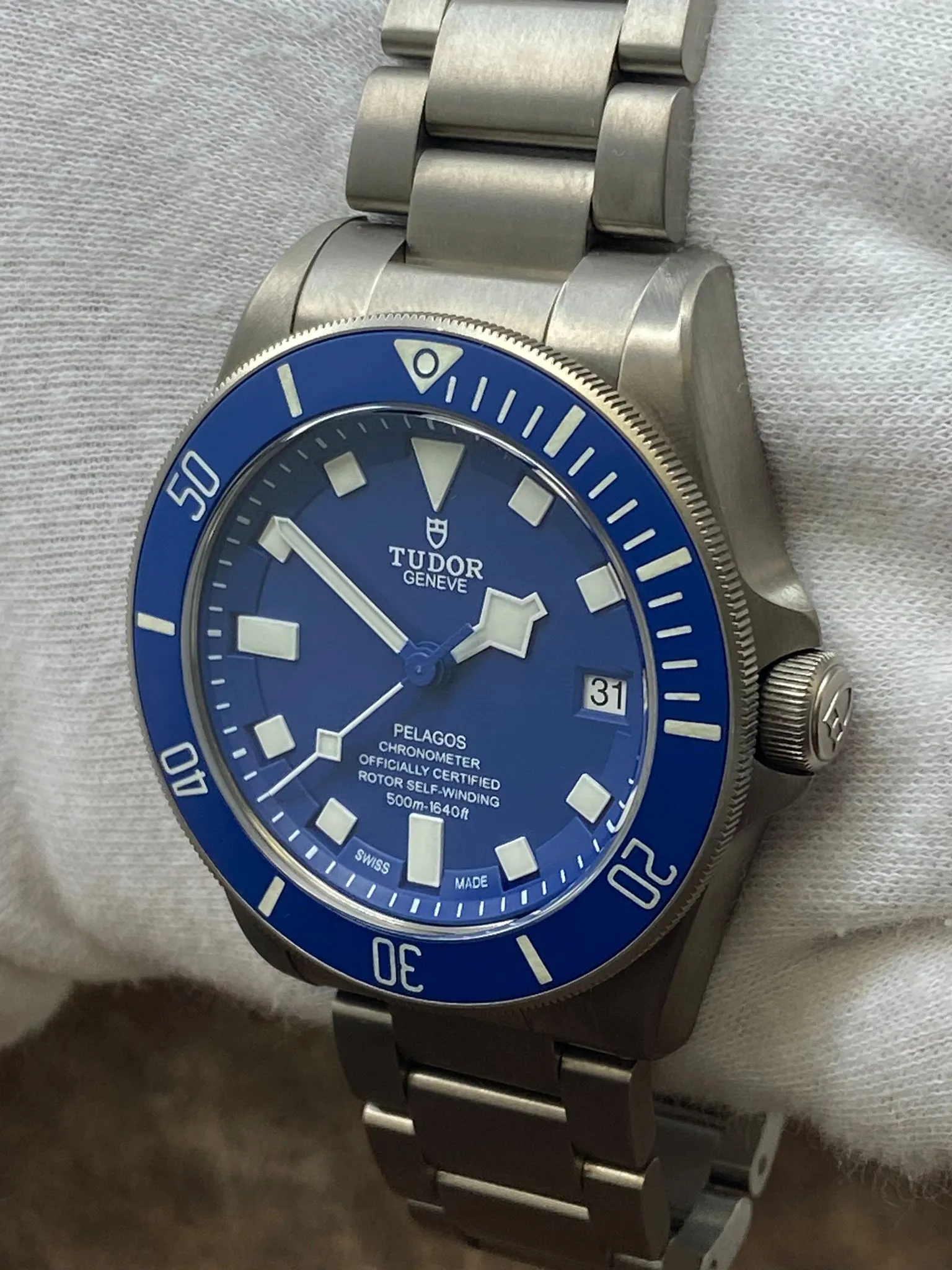 Tudor Pelagos 25600TB Blue Dial Automatic Men's Watch