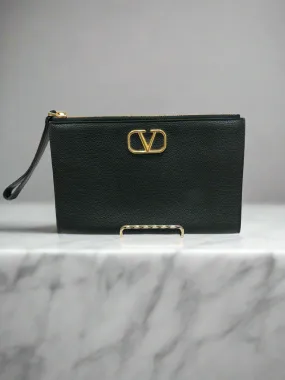 VALENTINO V Logo Wristlet