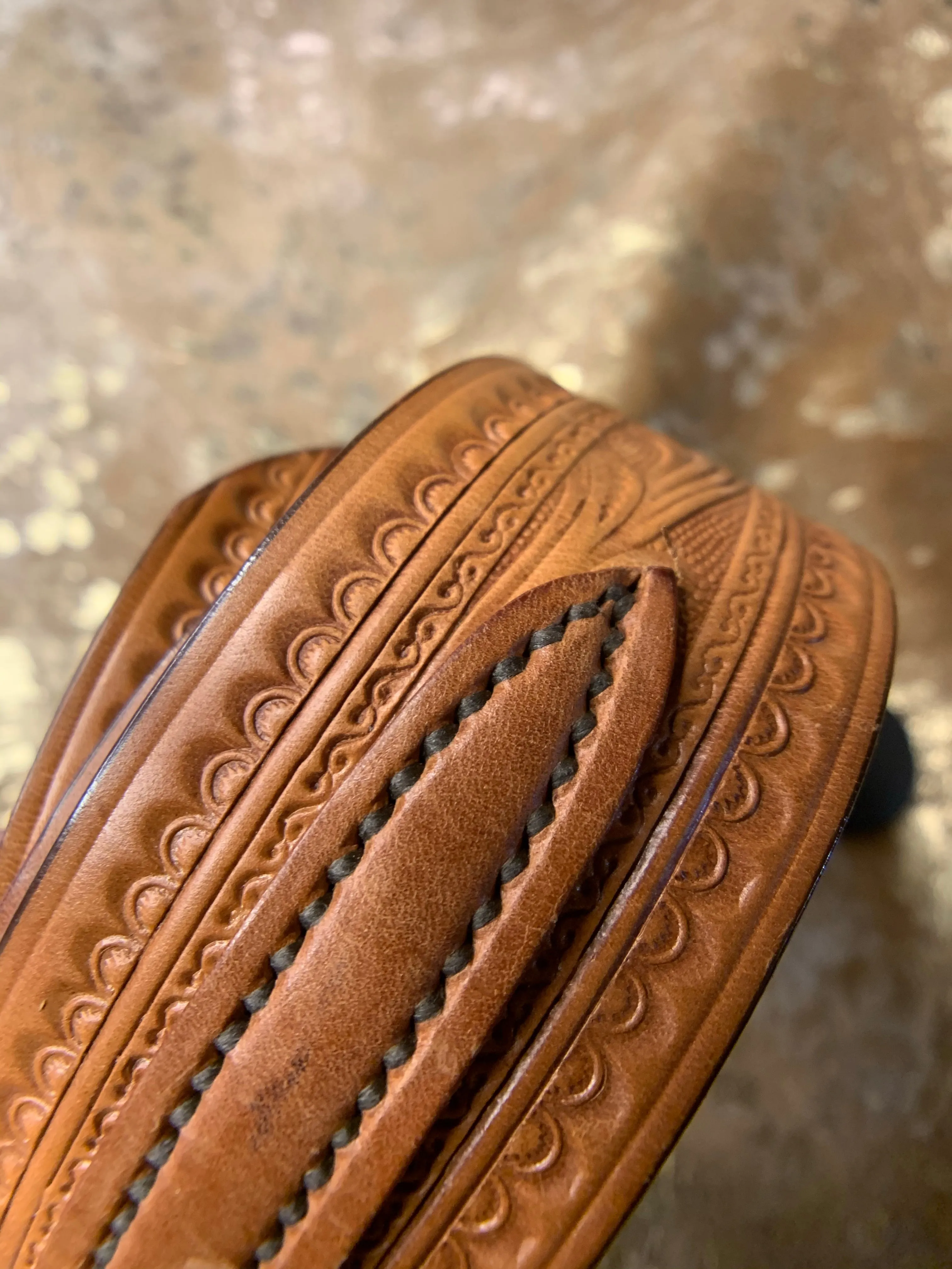 Vintage Handcrafted Snap-Back Belt