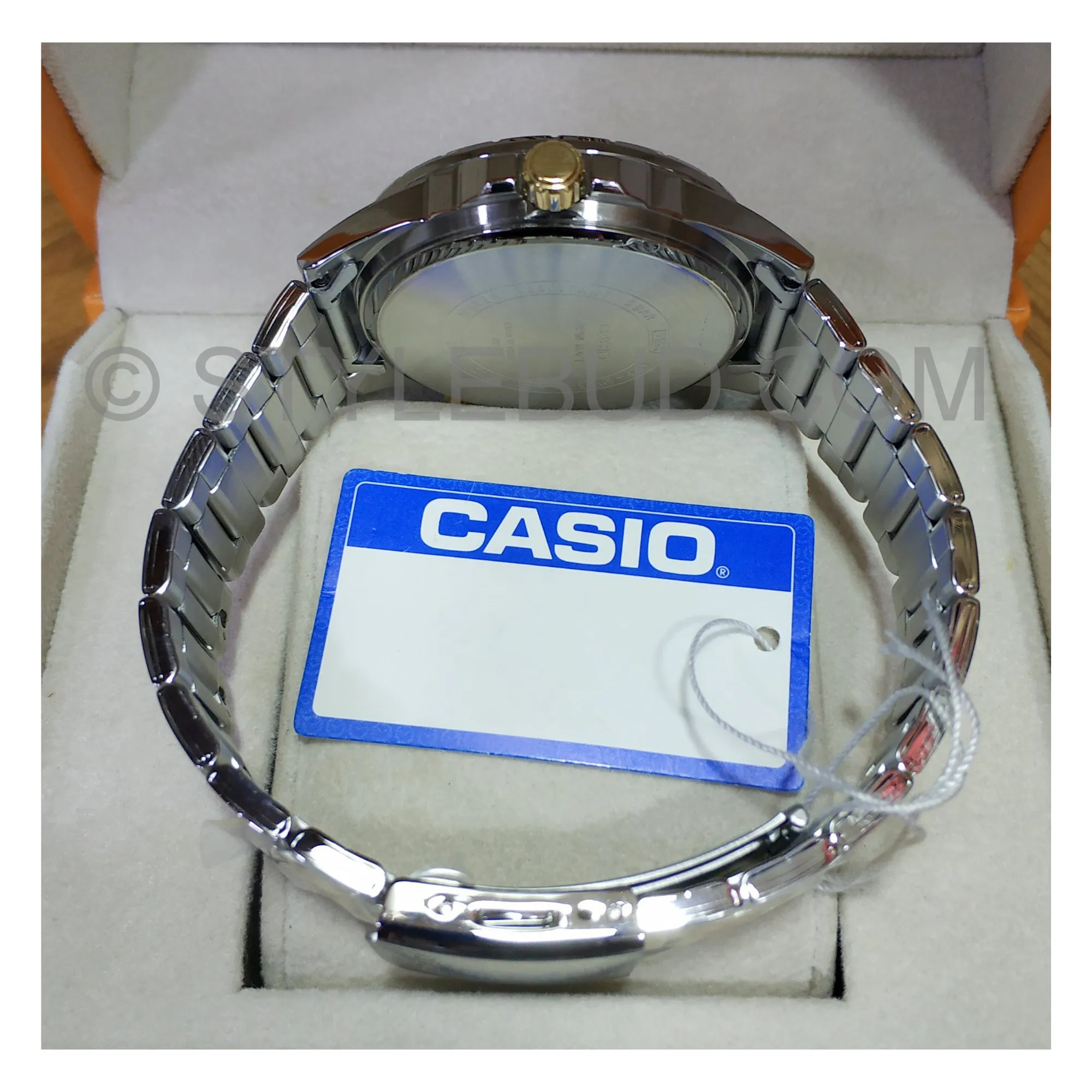 WW0231 Casio Enticer Sweep Second Stainless Steel Chain Watch MTP-SW320SG-1AVDF