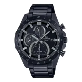 WW2068 Casio Edifice Chronograph Stainless Steel Black Chain Watch EFR-571MDC-1AVUDF