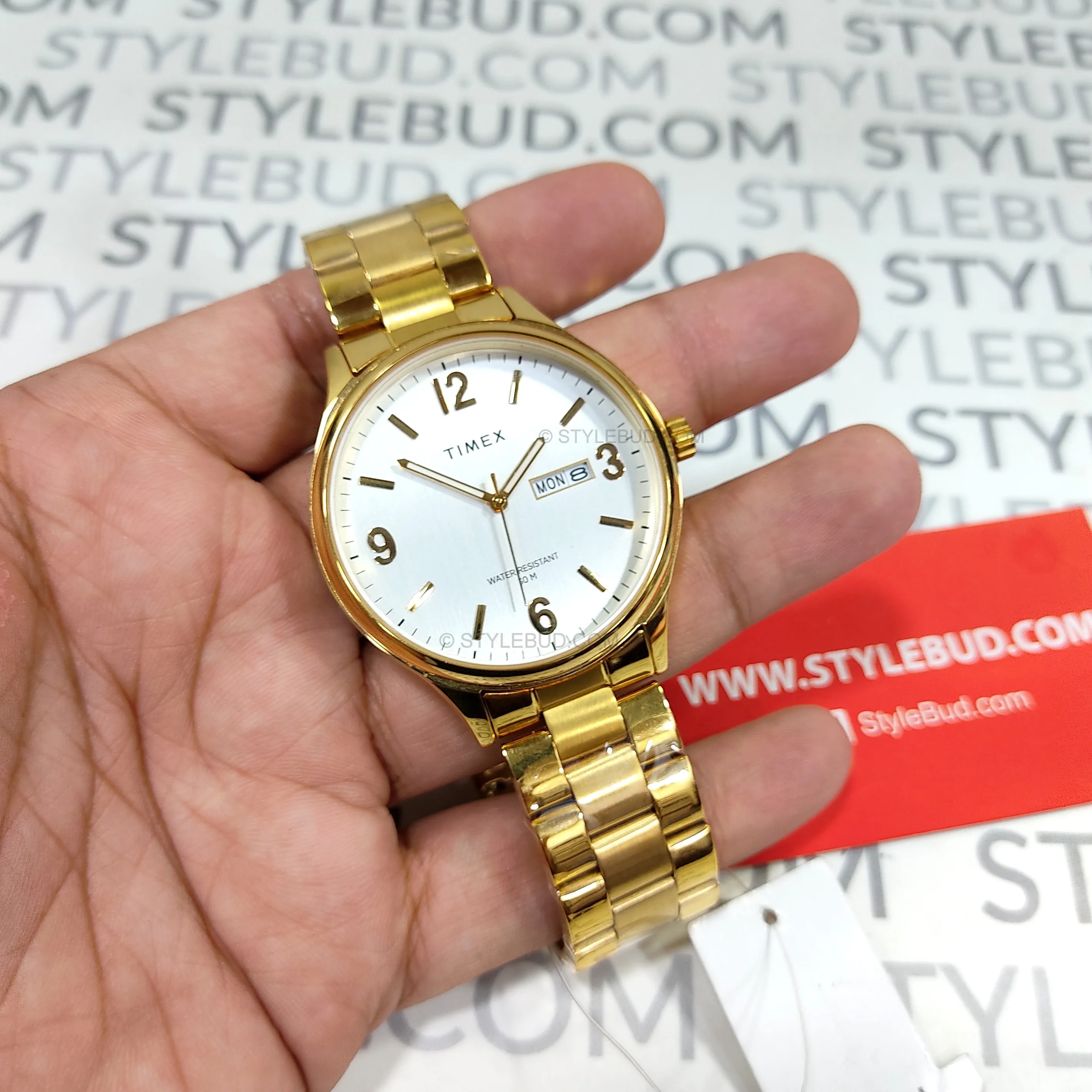 WW2389 Timex Day Date Chain Watch TWEG18421