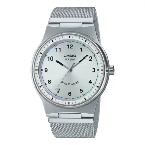 WW2722 Casio Standard Solar Powered Mesh Chain Watch MTP-RS105M-7BVDF