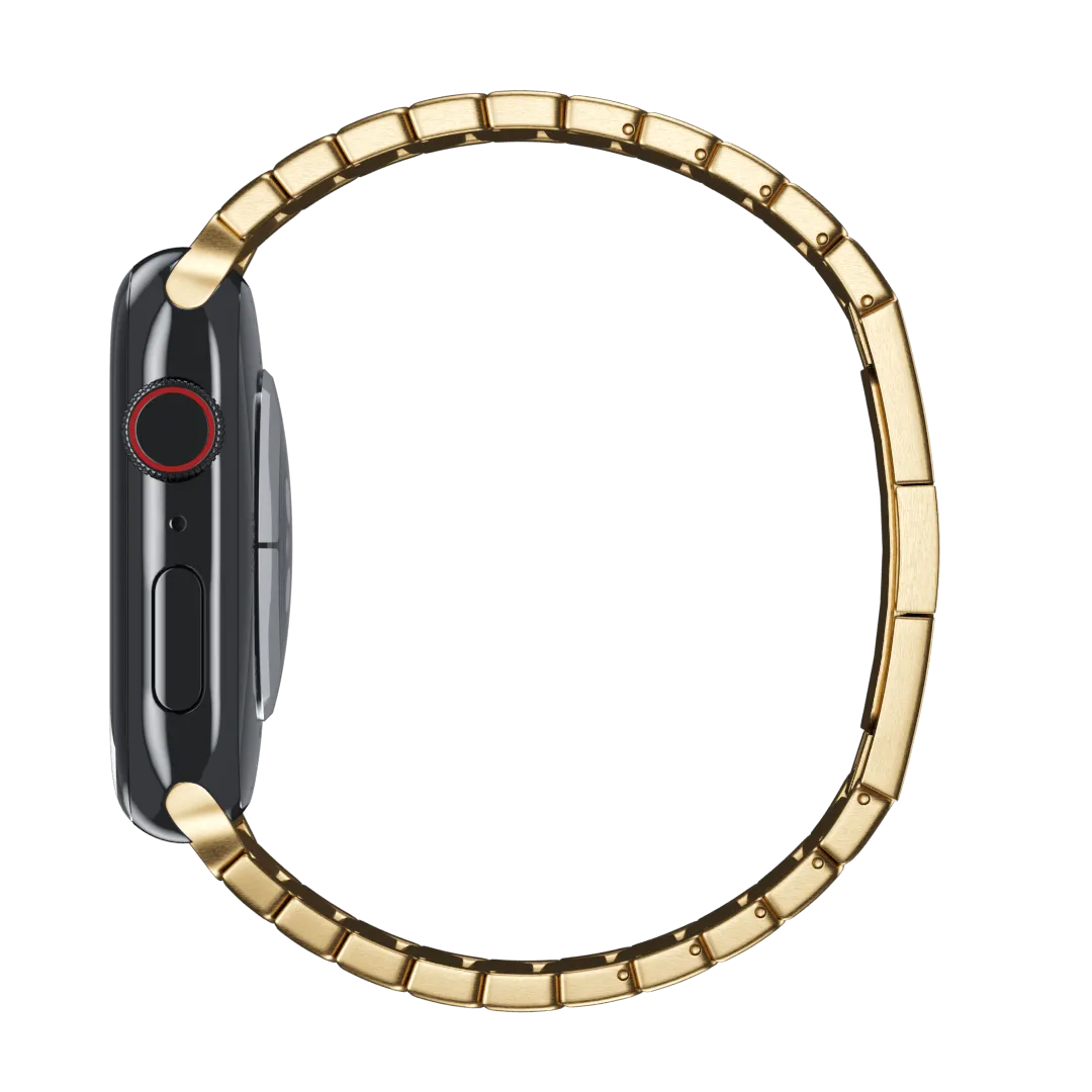Yellow Gold Link Bracelet for Apple Watch