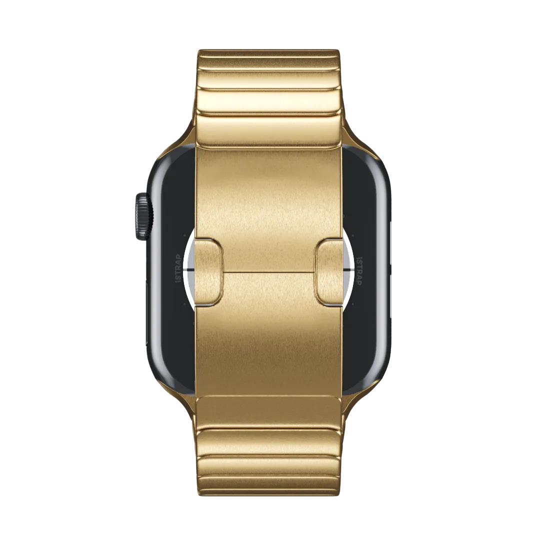 Yellow Gold Link Bracelet for Apple Watch