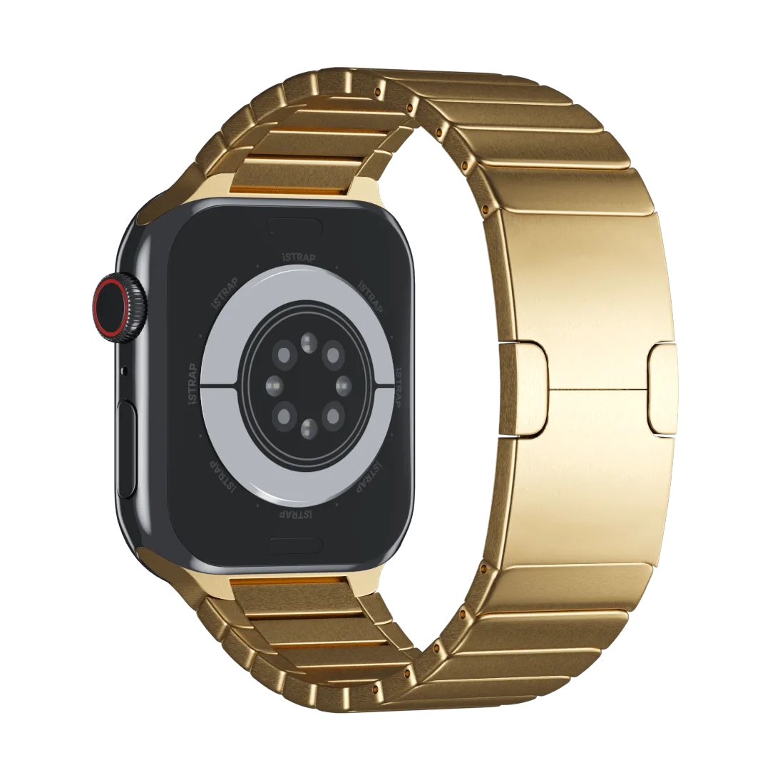 Yellow Gold Link Bracelet for Apple Watch