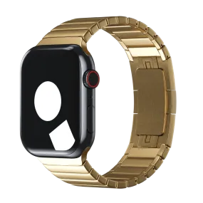 Yellow Gold Link Bracelet for Apple Watch