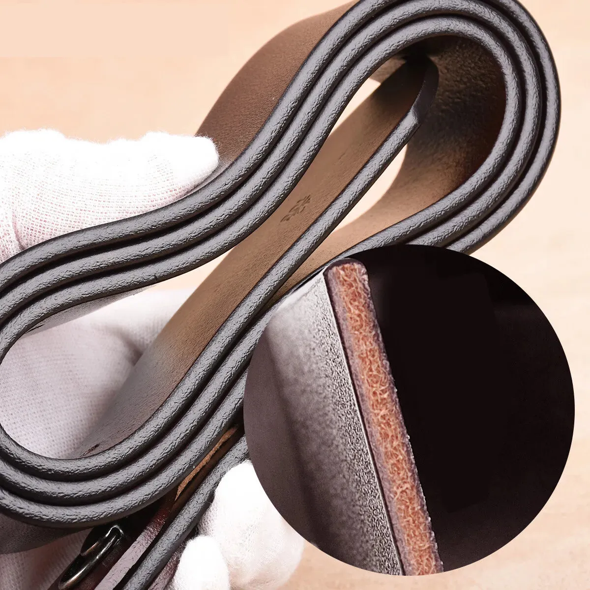 You Lucky Bastard - Gift for Husband - Personalized Leather Belt