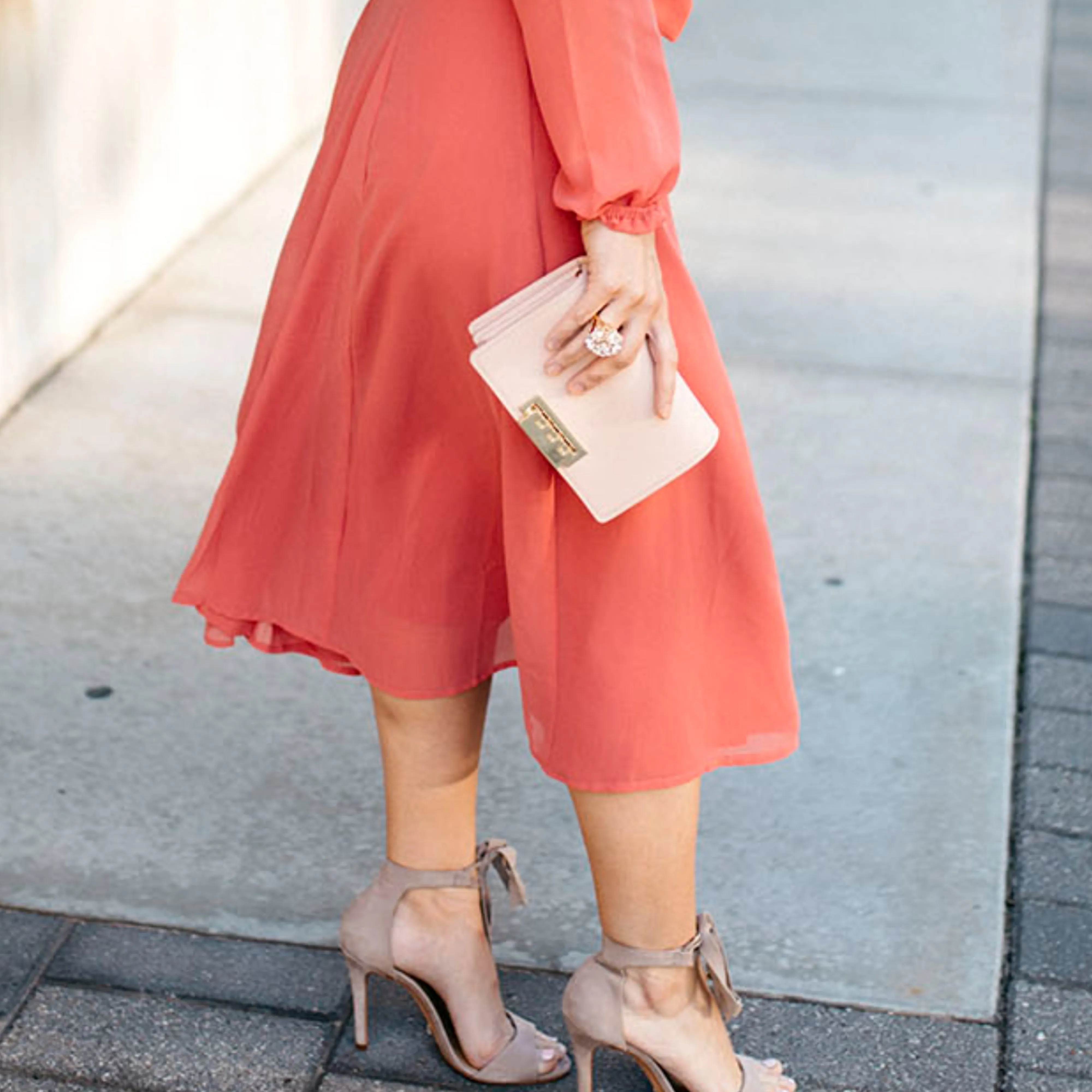 ZAC POSEN Patent Leather Wristlet